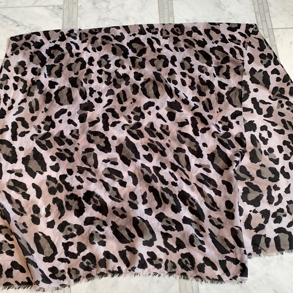 Animal print scarf